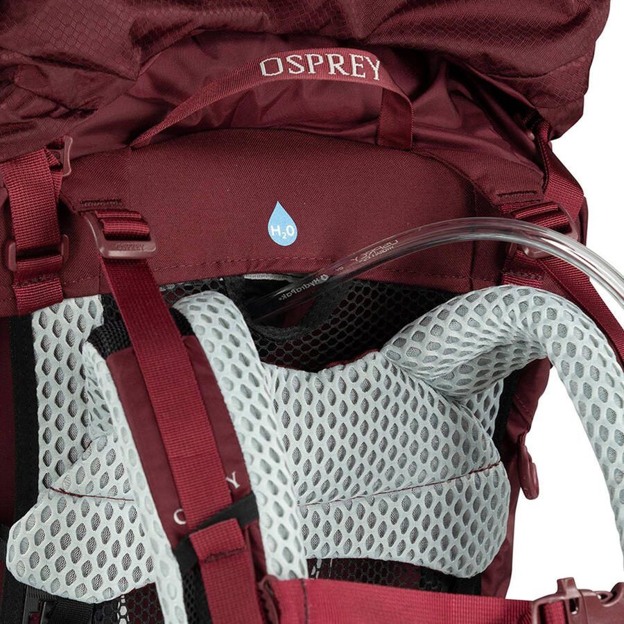 Osprey backpack Aura AG LT 65L WM L donkerrood - Foto 2