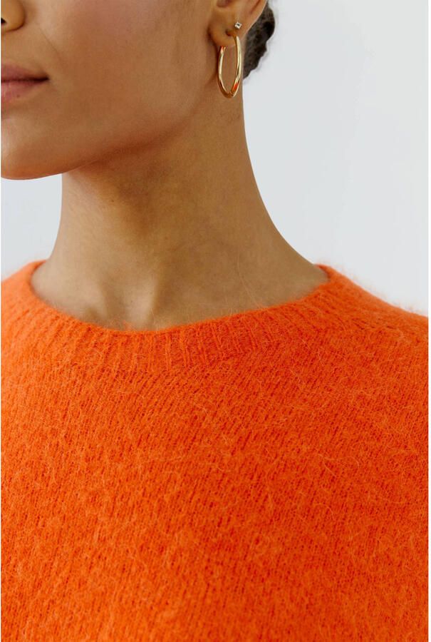 OUI gebreide trui oranje - Foto 2