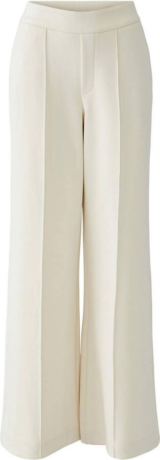 OUI high waist regular fit broek ecru - Foto 3