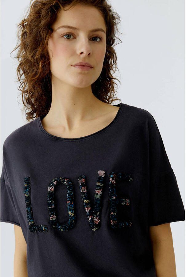 OUI T-shirt blauw - Foto 2