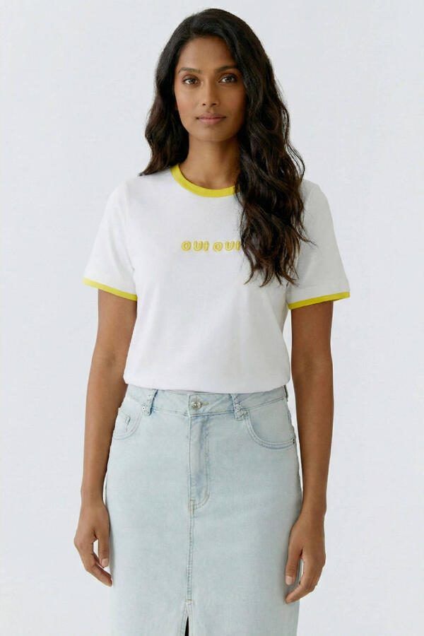 OUI T-shirt ecru