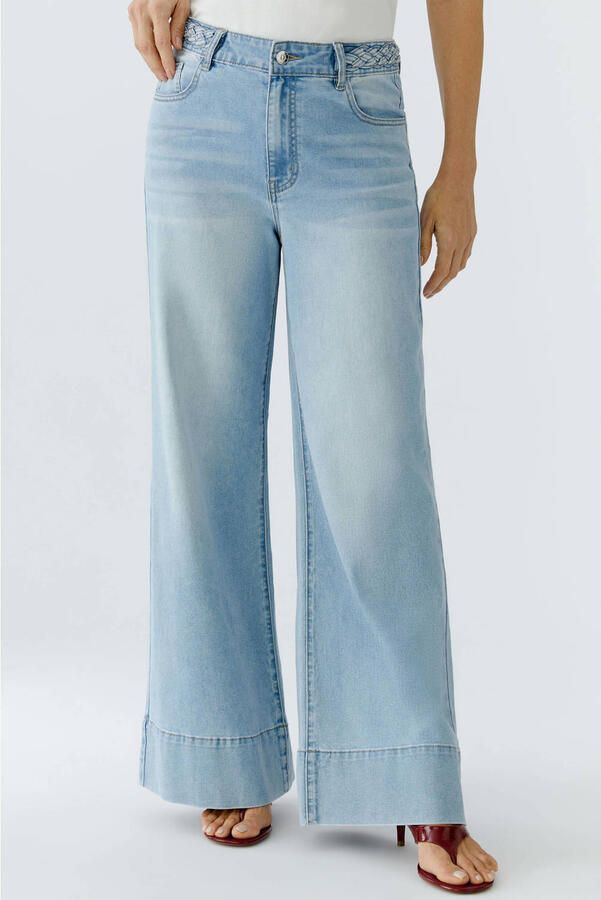 OUI wide leg jeans medium blue denim - Foto 3