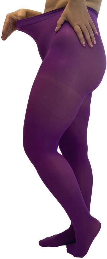 Pamela Mann Plus Size panty 50 denier paars