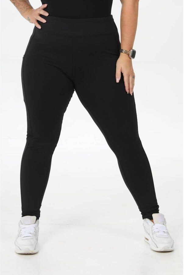 Pamela Mann Plus Size sportlegging met zakken zwart - Foto 2