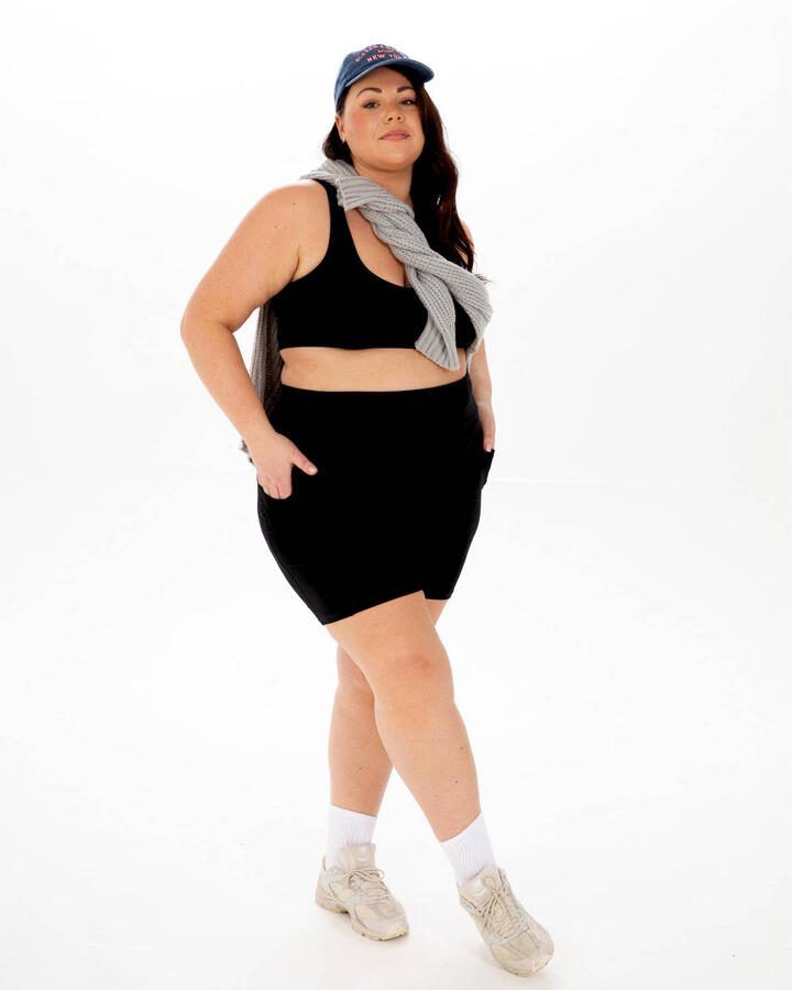 Pamela Mann Plus Size sportshort zwart