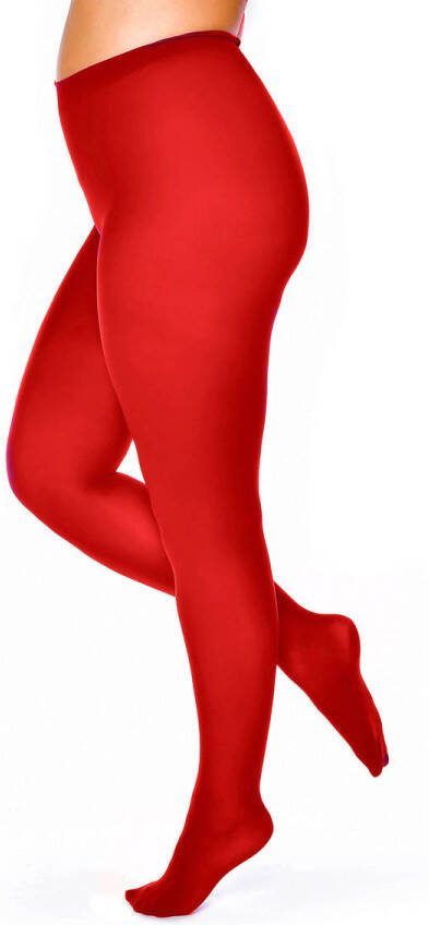 Pamela Mann Plus Size panty 50 denier rood