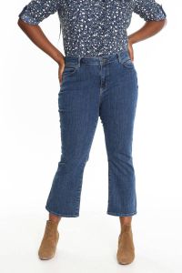 Paprika cropped flared jeans blauw