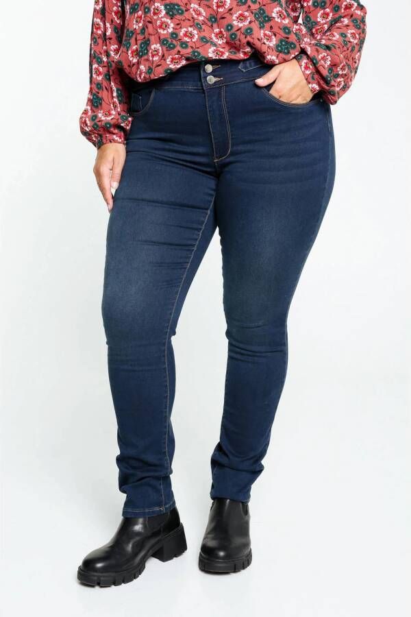 Paprika high waist slim fit jeans dark blue denim