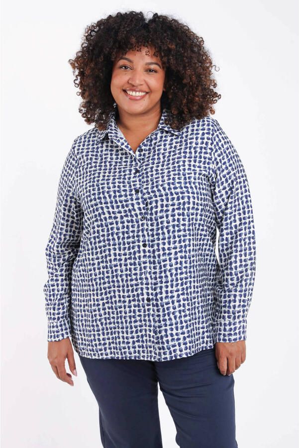 Paprika blouse blauw