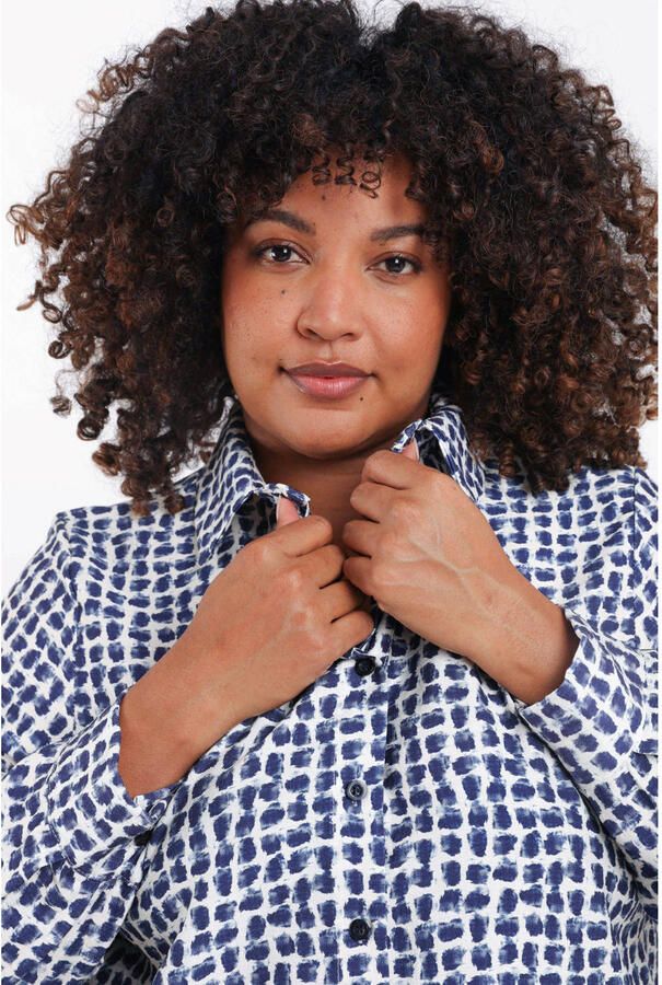 Paprika blouse blauw - Foto 3