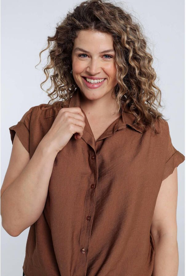 Paprika blouse camel