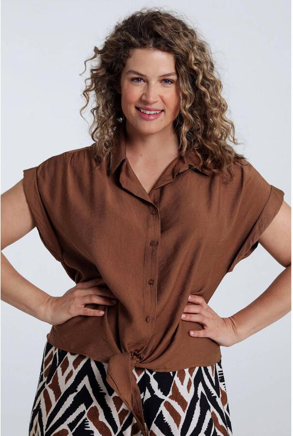 Paprika blouse camel - Foto 2