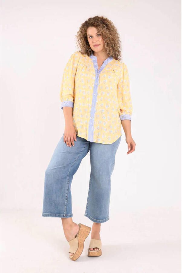 Paprika blouse geel