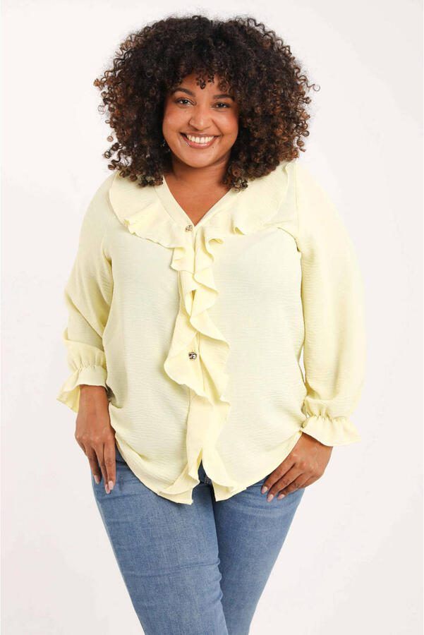 Paprika blouse lichtgeel