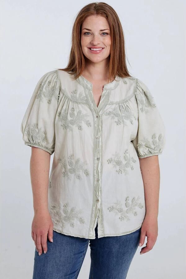 Paprika blouse lichtkaki
