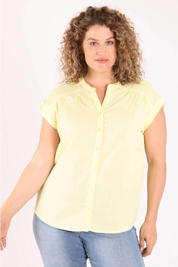 Paprika blouse Plus Size geel