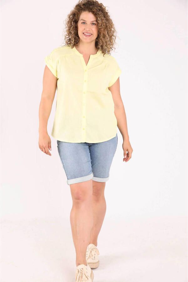 Paprika blouse Plus Size geel - Foto 2