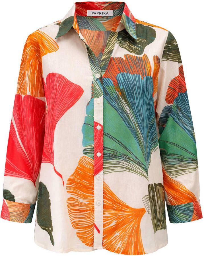 Paprika blouse Plus Size meerkleurig