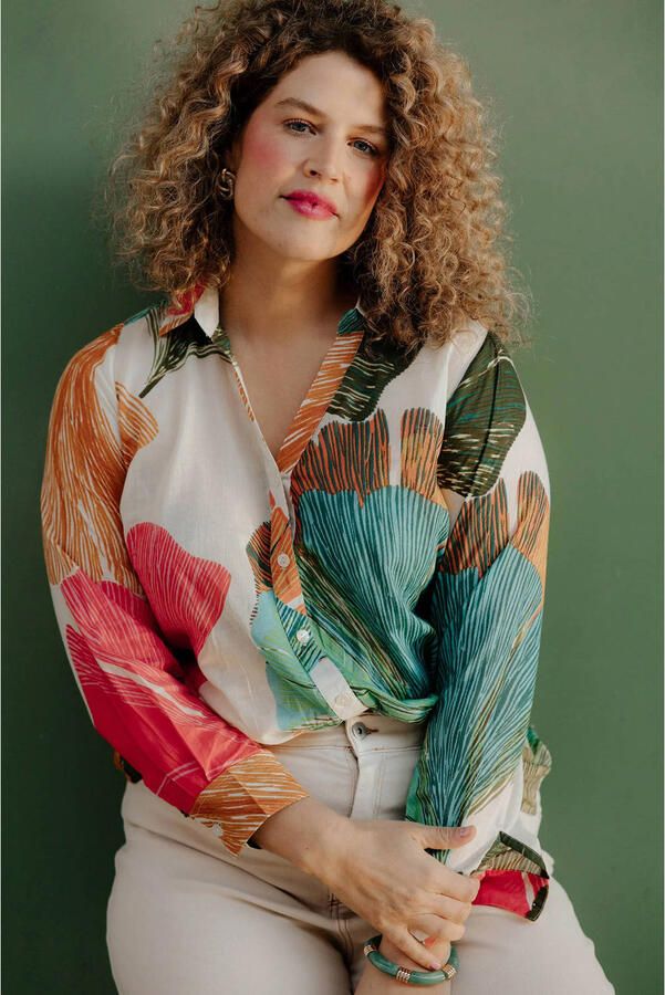 Paprika blouse Plus Size meerkleurig - Foto 3
