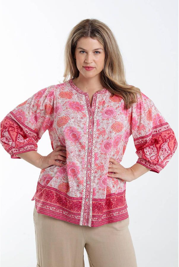 Paprika blouse roze