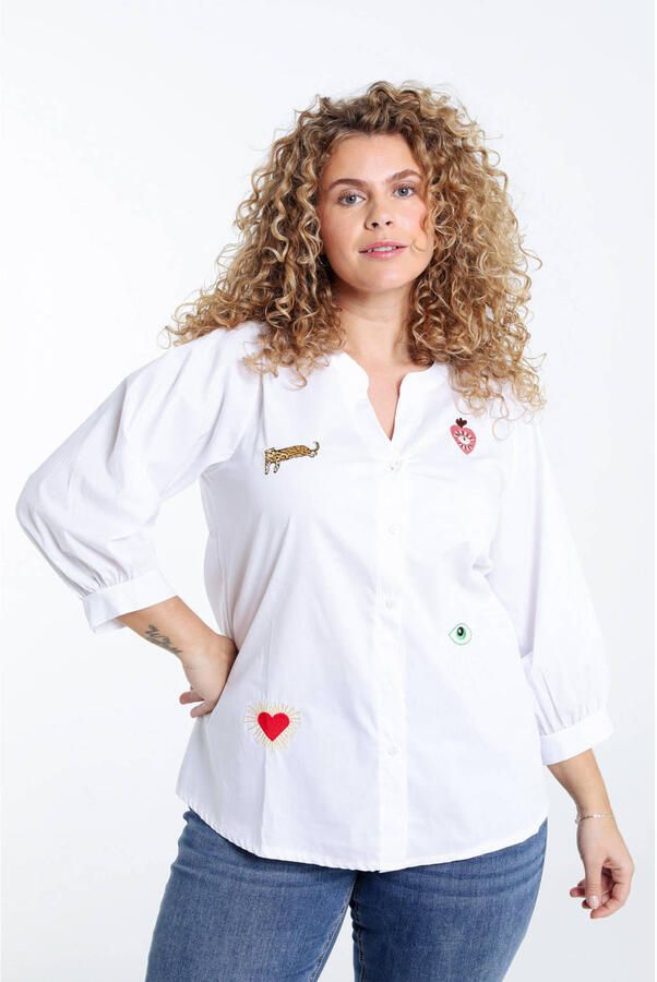 Paprika blouse wit