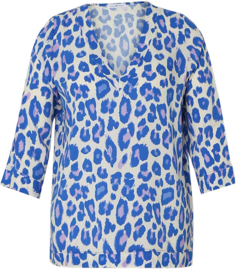 Paprika blousetop blauw