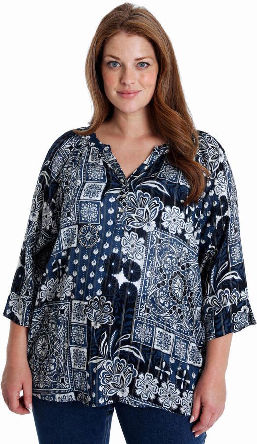 Paprika blousetop blauw