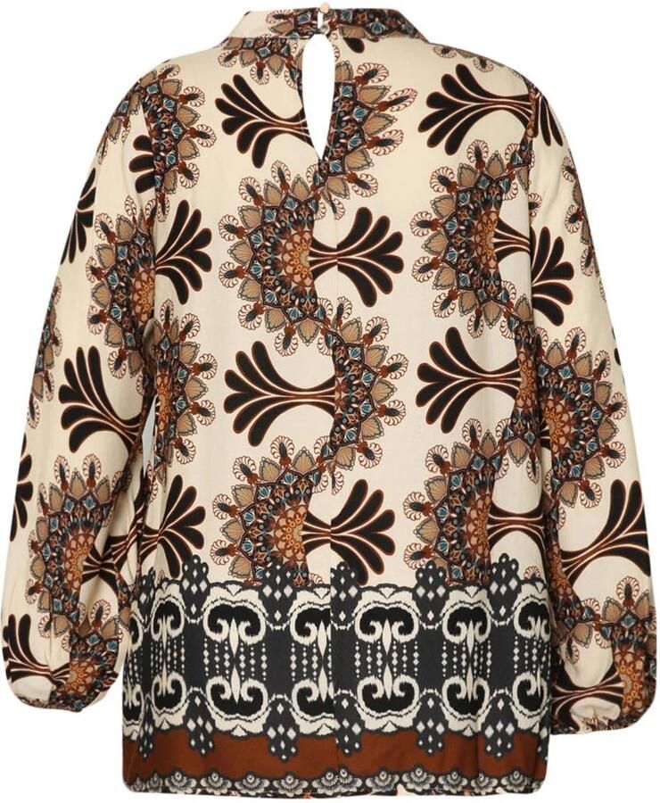 Paprika blousetop bruin - Foto 1