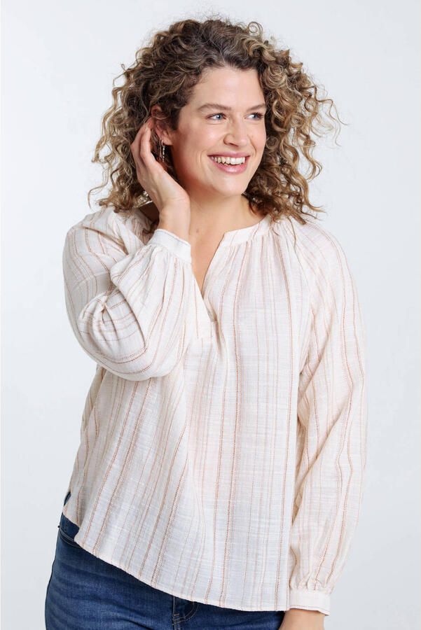 Paprika blousetop ecru