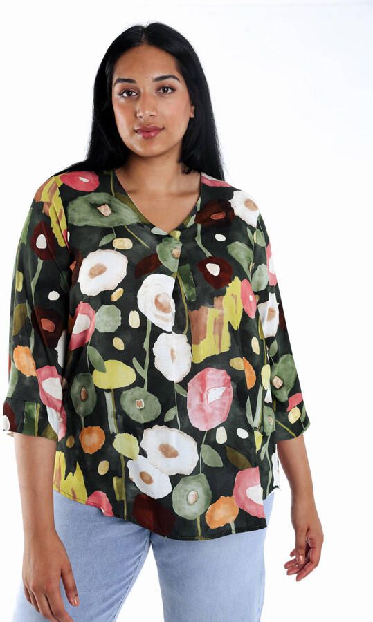 Paprika blousetop kaki