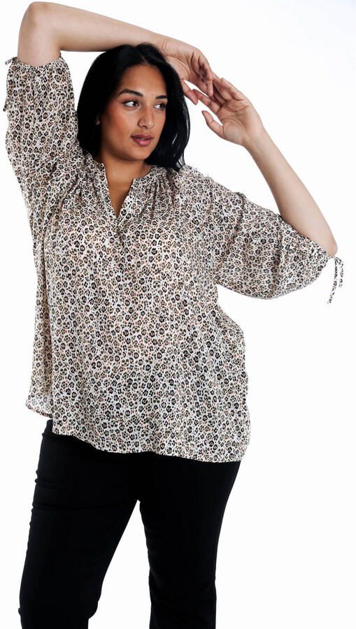 Paprika blousetop multi met lurex