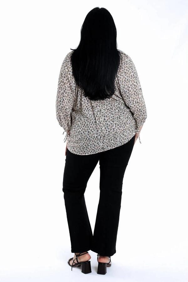 Paprika blousetop multi met lurex - Foto 3
