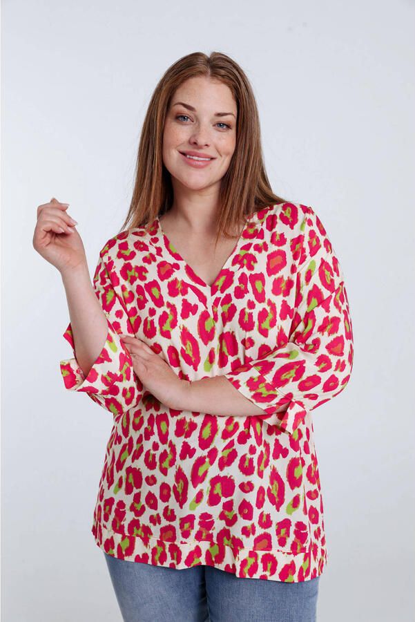 Paprika blousetop rood