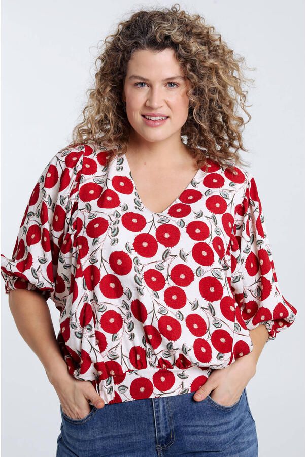 Paprika blousetop roze