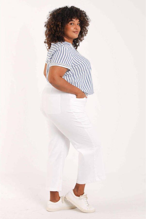 Paprika bootcut broek Plus Size wit
