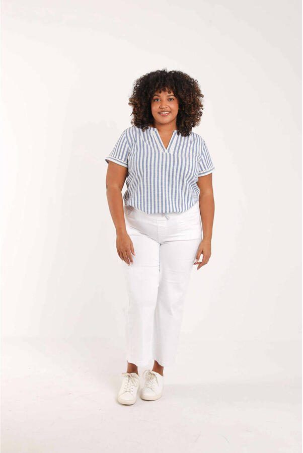 Paprika bootcut broek Plus Size wit - Foto 3