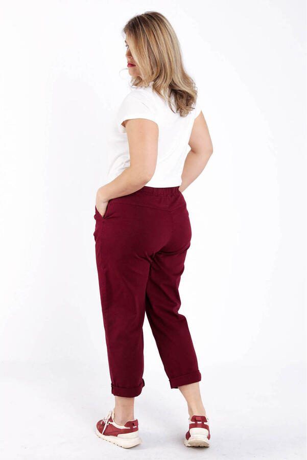 Paprika broek donkerrood - Foto 2