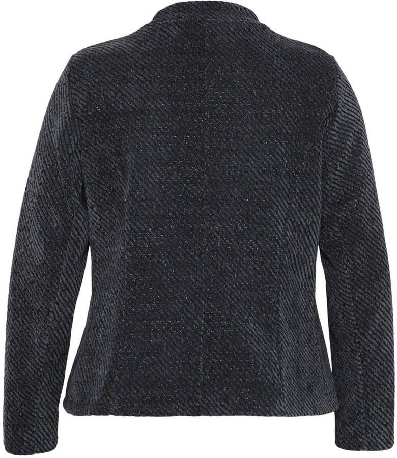 Paprika cropped blazer zwart met glitter - Foto 2