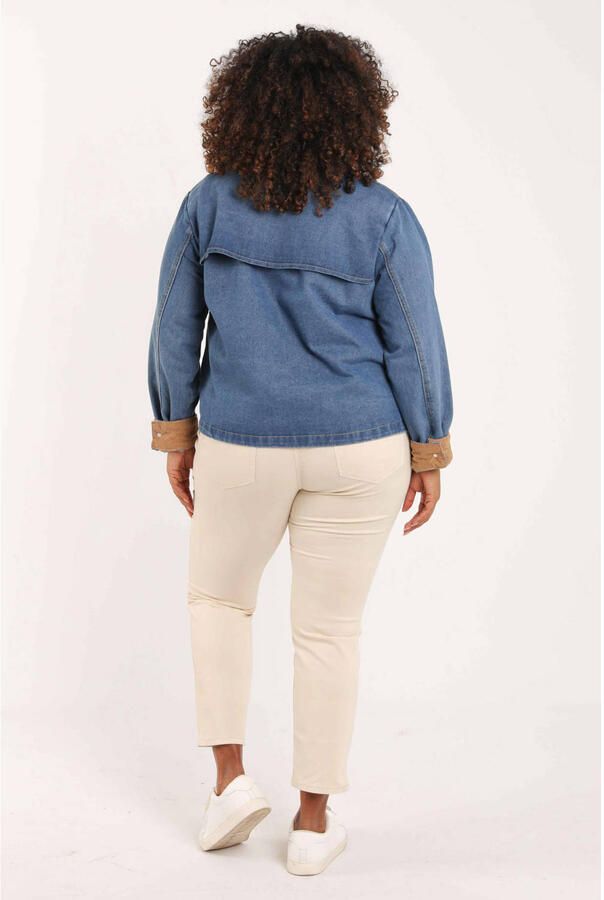 Paprika denim spijkerjas medium blue denim - Foto 2