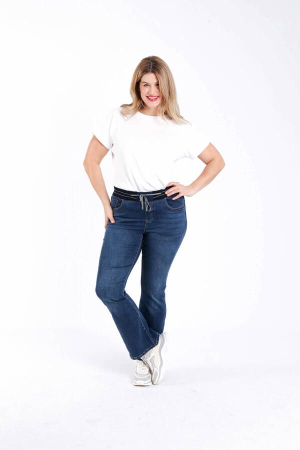 Paprika flared jeans dark blue denim