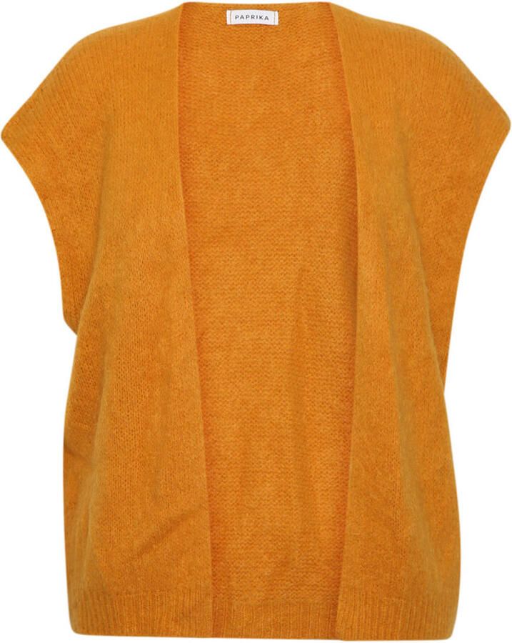 Paprika gebreid vest oranje - Foto 2