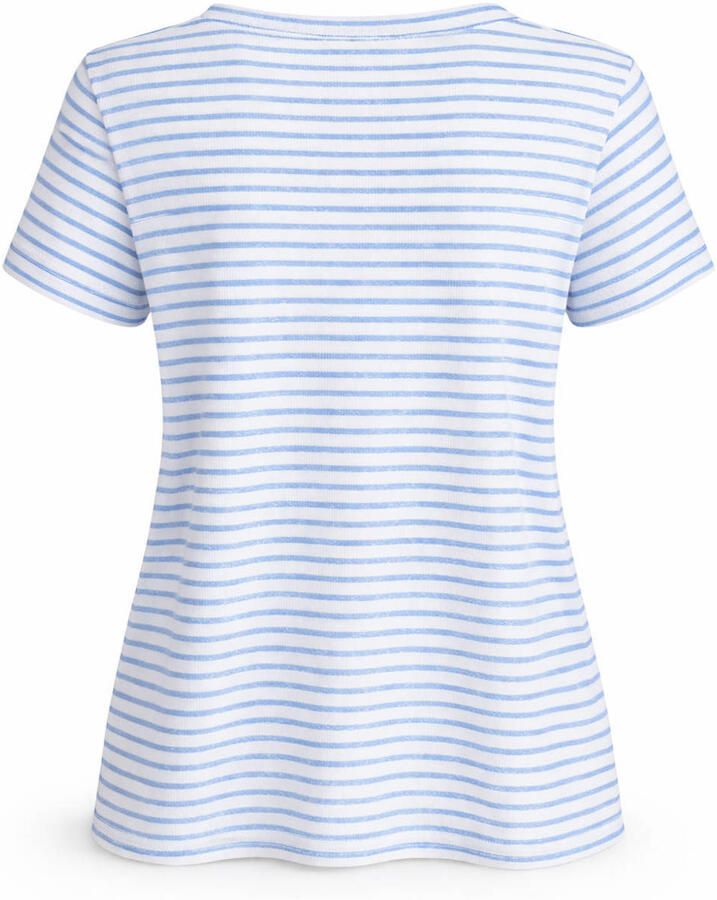 Paprika gestreept T-shirt blauw