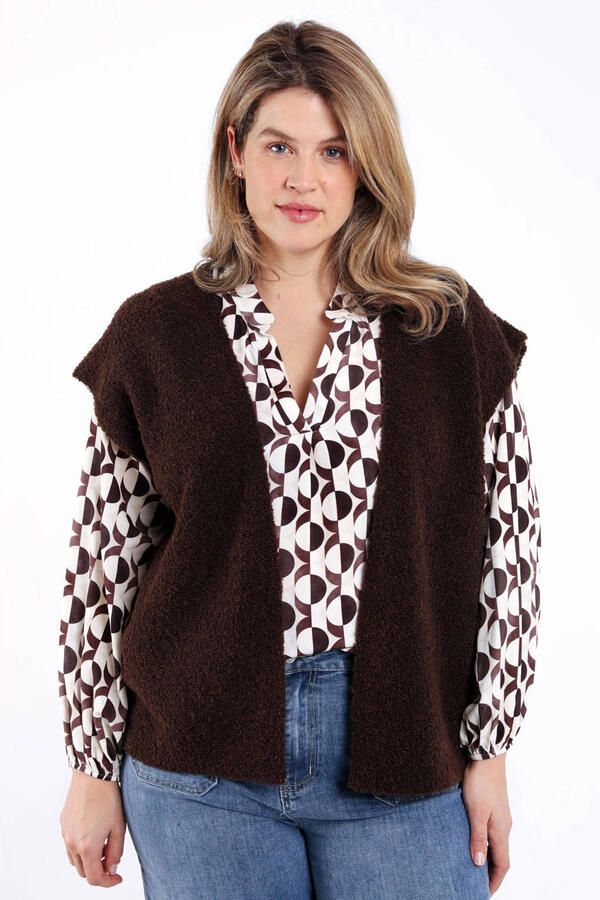 Paprika gilet bruin