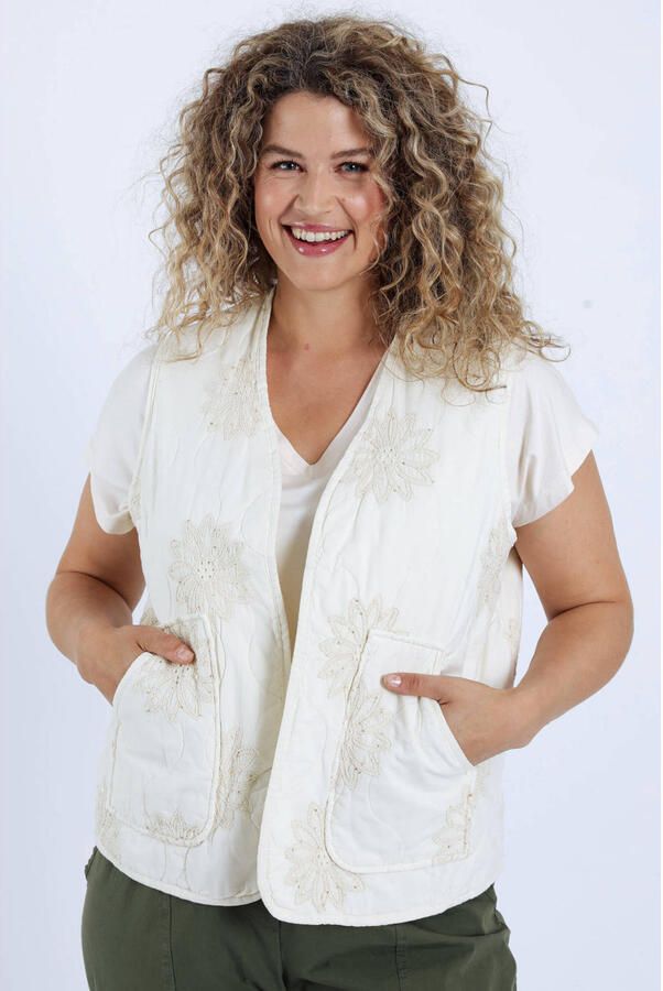 Paprika gilet ecru