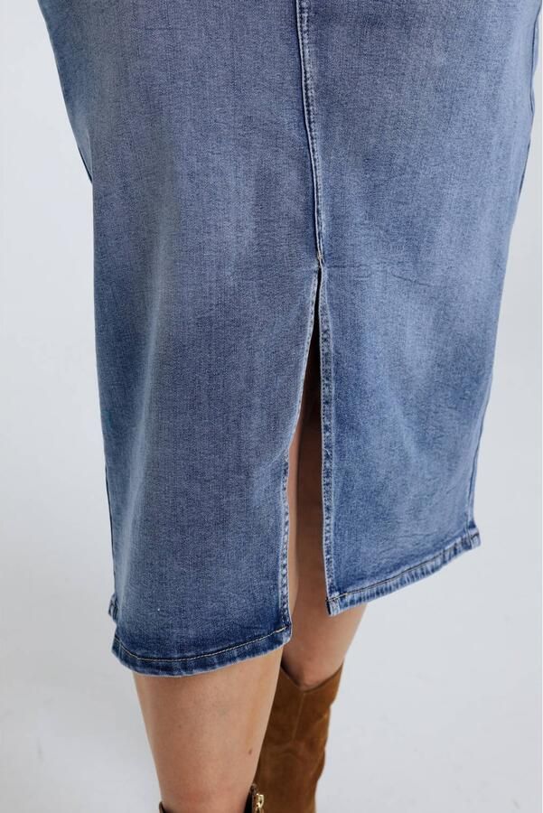 Paprika kokerrok medium blue denim