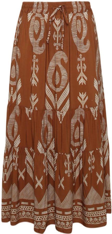 Paprika maxi rok camel - Foto 1