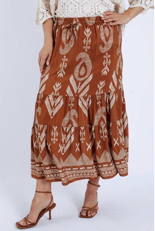 Paprika maxi rok camel - Foto 2