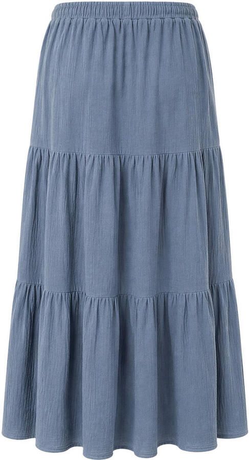 Paprika midi rok blauw - Foto 2