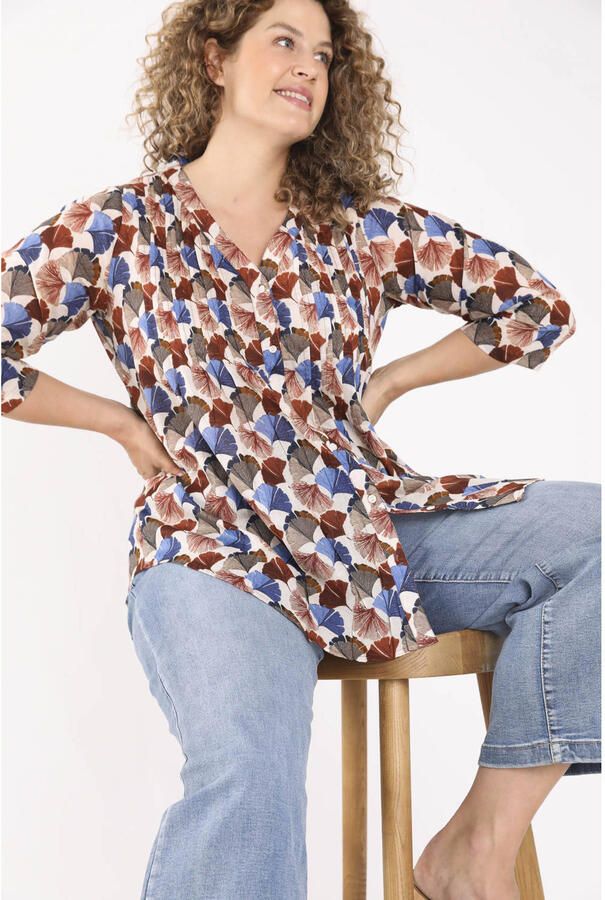 Paprika Plus Size blouse met print meerkleurig - Foto 2
