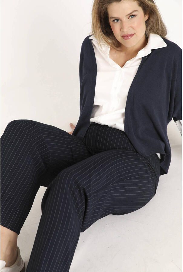 Paprika Plus Size vest marineblauw